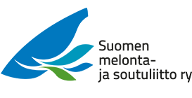 Suomen melonta- ja soutuliitto ry logo