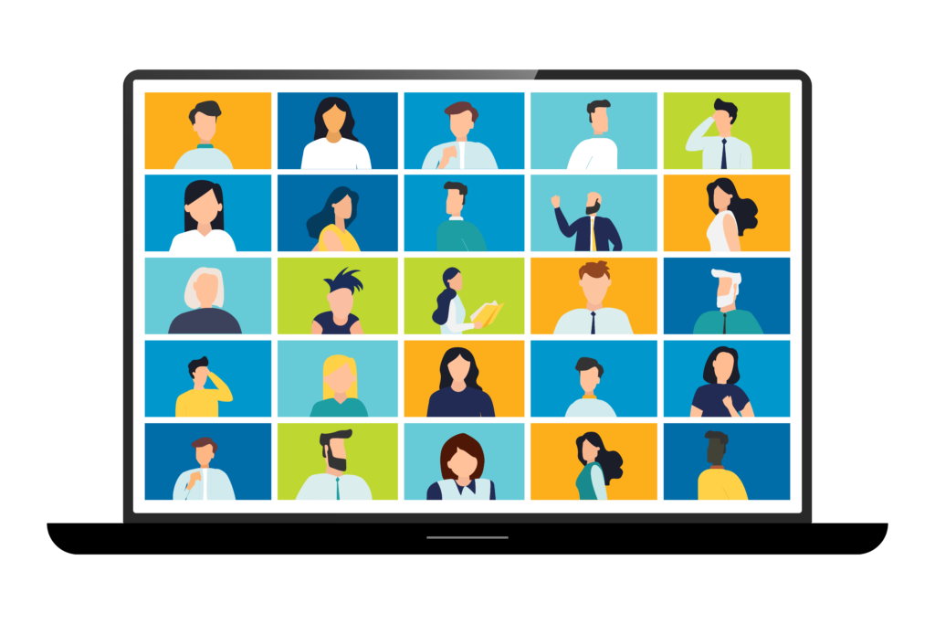 Piirroskuvituskuva webinaareista