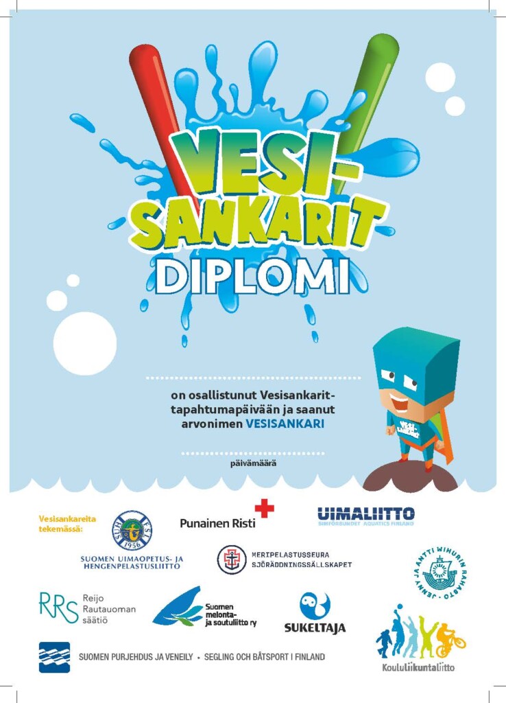 Vesisankarit-tapahtuman diplomi